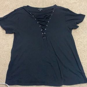 Tshirt with open front part